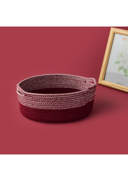 Earthy Hues Dekoratif Sepet - Bordo - 26X20X9 cm fiyatları