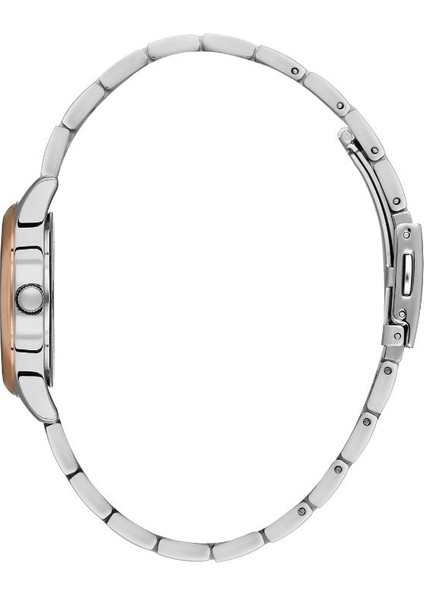 DKE.1.10770-7 Taşlı Tasarım 3 Atm Suya Dayanıklı Rose-Gümüş Kadın Kol Saati fiyatları