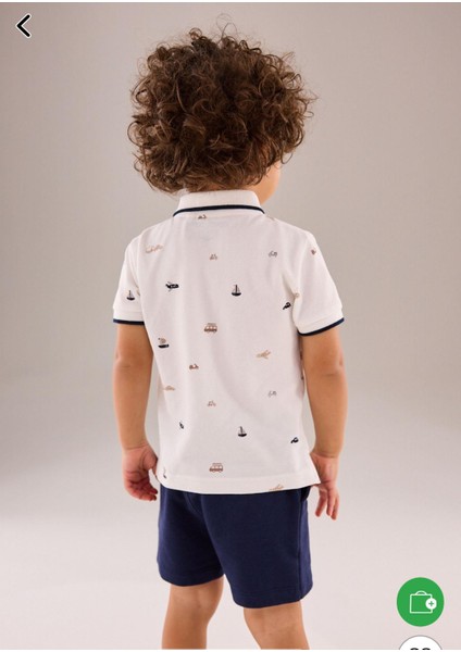 Barbosa Erkek Çoçuk Yelkenli Baskı Polo Yaka T-Shirt Şort Takım fiyatları