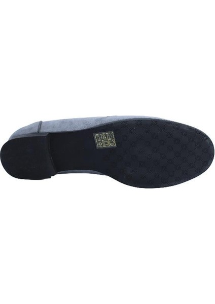 Deri Grı Loafer Düz 04 2016 63