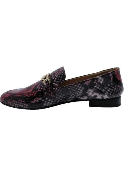 Deri Kırmızı-Yesıl Loafer Düz 69 04 V2 fiyatları