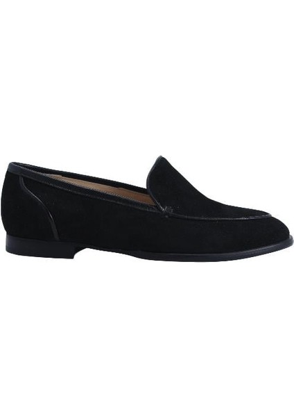 Deri Sıyah Loafer Düz 04 2016 63