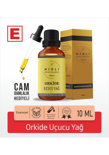 Orkide Esansiyel Uçucu Yağ Buhurdanlık Yağı Aromaterapi Yağı 10 ml