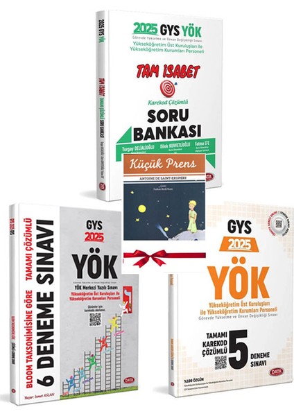 2025 Gys Yök Görevde Yükselme ve Ünvan Değişikliği Soru Bankası ve Deneme Sınavı Seti