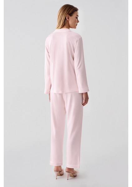 1035-PERİN Penye 2'li Gecelik Pijama Takımı