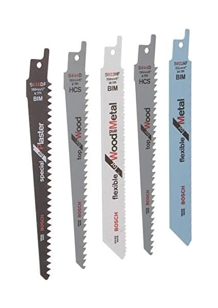 Home And Garden Akülü Panter Testere Keo Için 5 Parça Panter Testere Bıçağı Seti, Yeşil