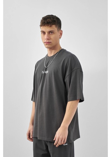 Erkek Play With Me Baskılı Oversize T-Shirt Benetton modelleri