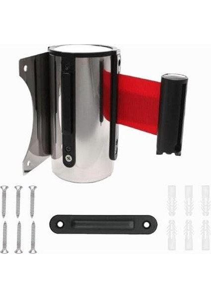 Lr-Ybdb Duvara Monte Şerit Bariyer | 3m Geri Çekilebilir Şerit | Paslanmaz Çelik Gövde fiyatları