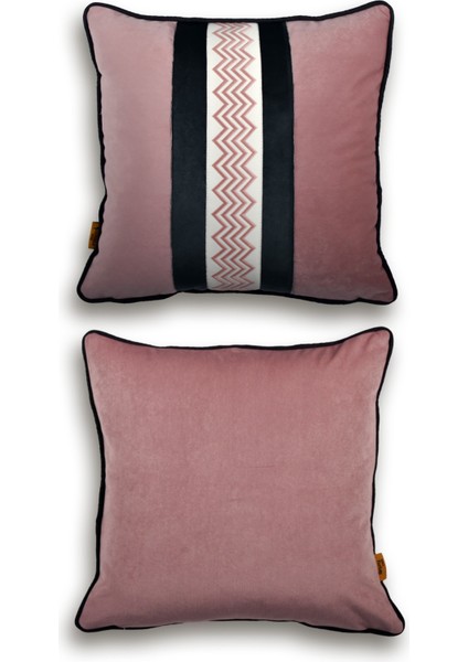 Bordürlü Kırlent Kılıfı