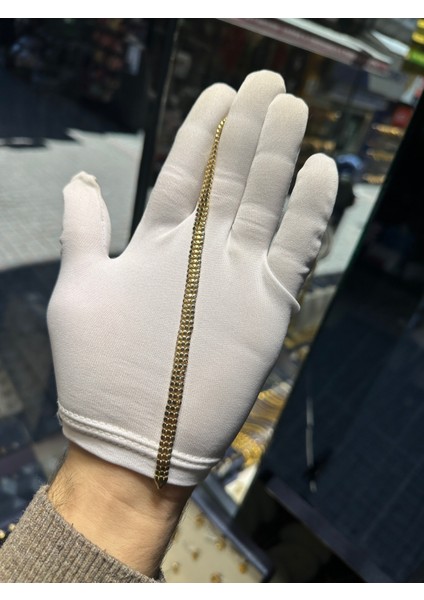 14 Ayar Altın Sıralı Bileklik