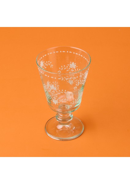 Lina Ayaklı Su Bardağı - Turkuaz - 280 ml