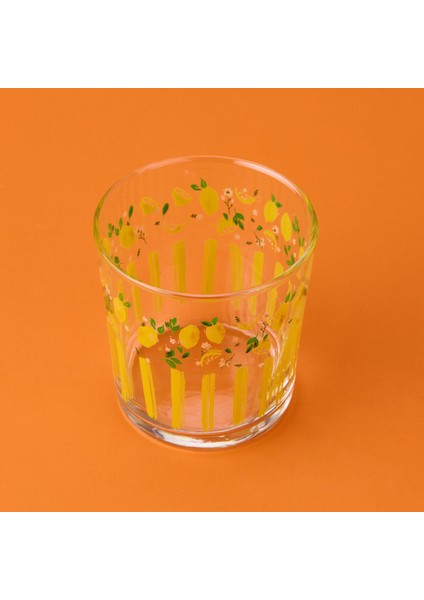 Frutta Cam Su Bardağı - Sarı - 380 ml