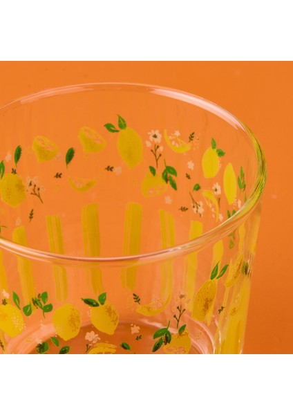 Frutta Cam Su Bardağı - Sarı - 380 ml