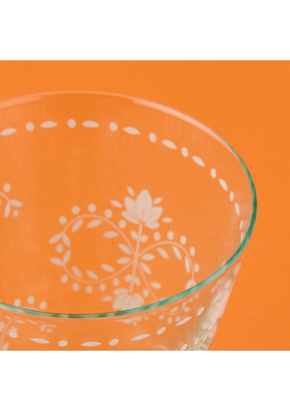 Lina Ayaklı Su Bardağı - Turkuaz - 280 ml