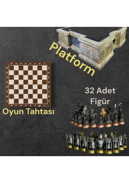 Yüzüklerin Efendisi Satranç Seti No.001