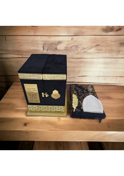 Hediye Hafız Boy Raşel Kabe Kutulu Kuranı Kerim Seti
