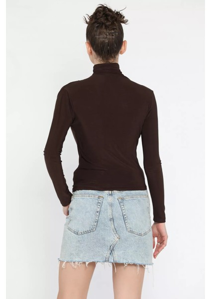 Omuz ve Bel Drapeli Uzun Kol Bluz P-00012516 modelleri