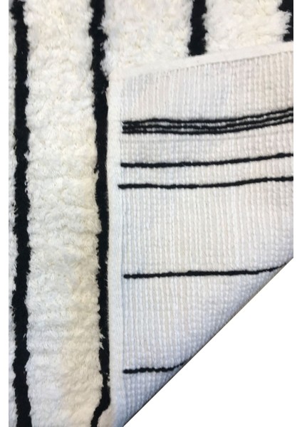 Rekhaa Beyaz 60x100 Cm Cotton Püsküllü Banyo Paspası Bpmk modelleri