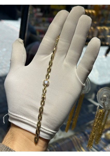 14 Ayar Altın Işlemeli Samanyolu Bileklik fiyatları