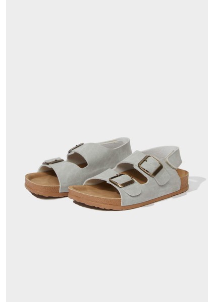 Erkek Çocuk Cırt Cırtlı Düz Taban Sandalet C2786A825SM