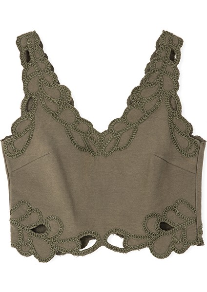 Nakışlı Cutout Bluz IS1250006107022