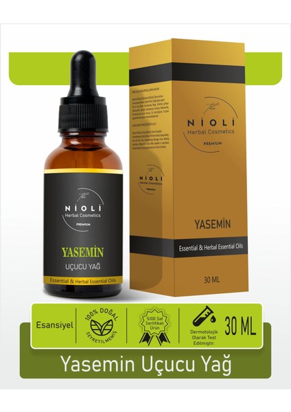 Yasemin Esansiyel Uçucu Yağ Buhurdanlık Yağı Aromaterapi Yağı 30 ml