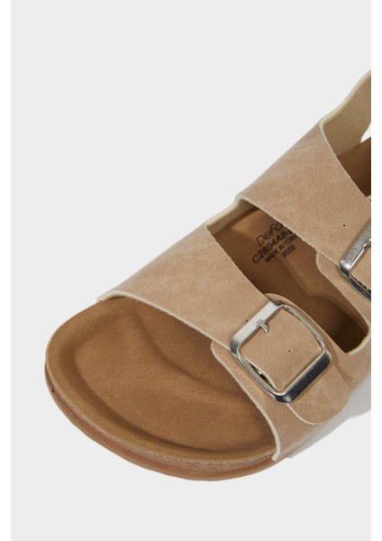 Kız Çocuk Cırt Cırtlı Düz Taban Sandalet C2804A825SM indirimleri