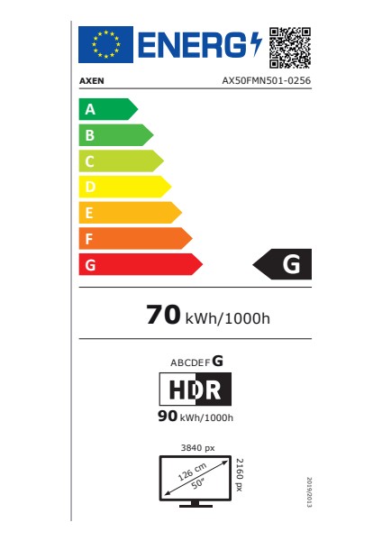 AX50FMN501 50" 127 Ekran Uydu Alıcılı 4K Ultra HD Smart LED TV