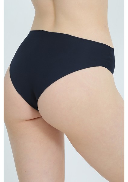 Yüksek Bel Basic Lazer Kesim Bikini Külot 3'lü Paket modelleri