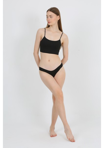 Basic Lazer Kesim Bikini Külot 3'lü Paket