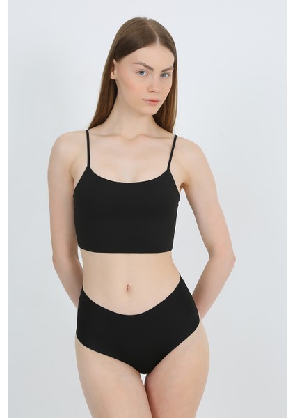 Yüksek Bel Basic Lazer Kesim Bikini Külot 3'lü Paket fiyatları