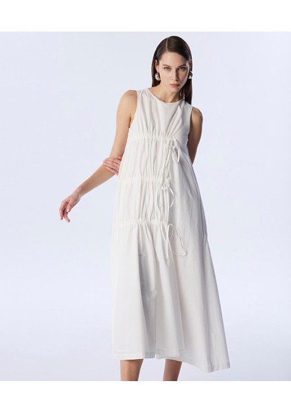 Büzgülü Poplin Elbise TS1250002476018 fiyatları