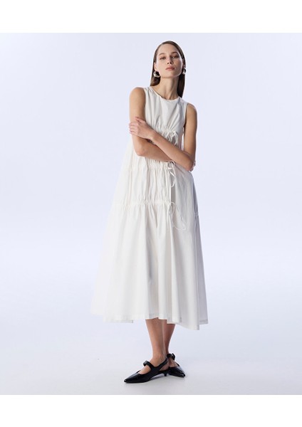 Büzgülü Poplin Elbise TS1250002476018 modelleri