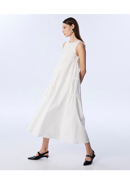 Büzgülü Poplin Elbise TS1250002476018 fırsatları