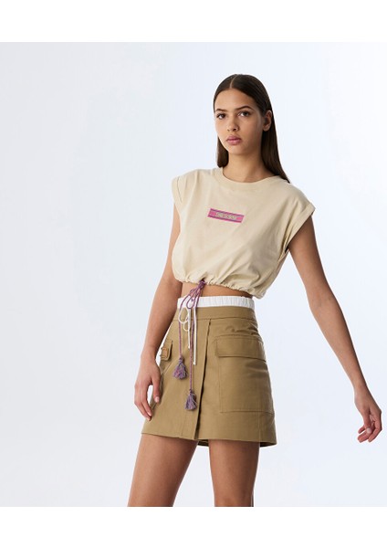 Kontrast Bel Şort Etek TS1250013041003 fiyatları