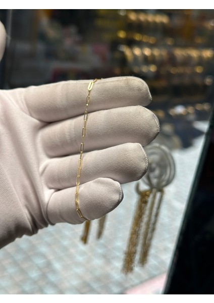 14 Ayar Altın Ataç Bileklik