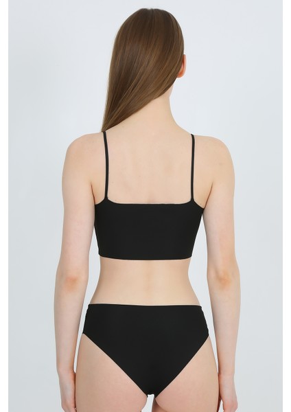 Yüksek Bel Basic Lazer Kesim Bikini Külot 3'lü Paket modelleri