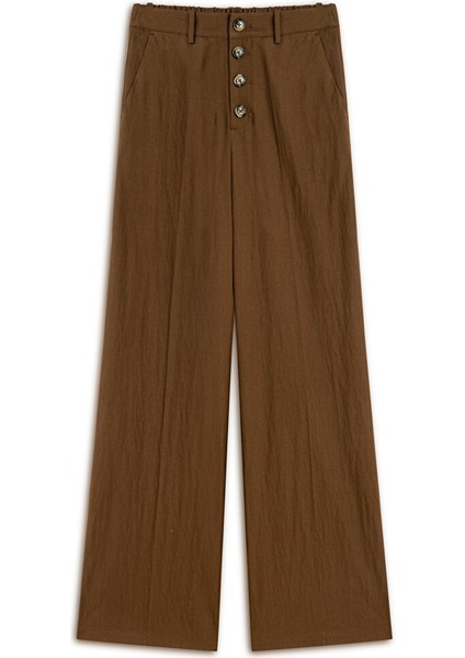 Düğmeli Straıght Fit Pantolon TS1250003158074