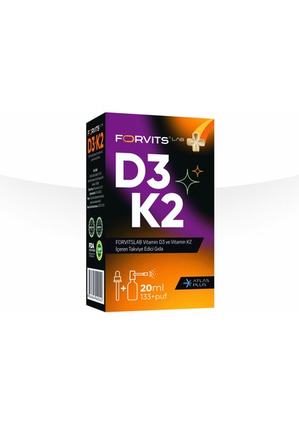 D3 K2 Takviye Edici Gıda