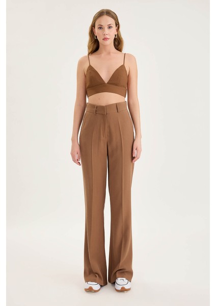 Ispanyol Paça Yüksek Bel Tensel Pantolon modelleri