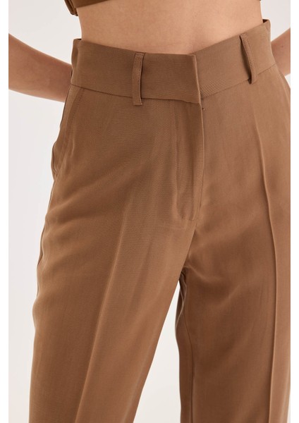 Ispanyol Paça Yüksek Bel Tensel Pantolon fırsatları