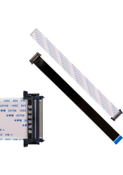C Kablo 4K 51 Pi̇nli̇ 35CM Bi̇rebi̇r (Tek Ucu Ketli̇)