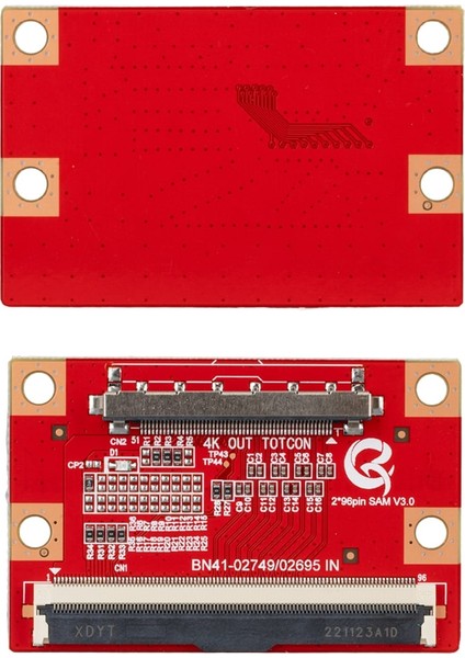 96 Pin- 51 Pin Q T-Con Flexi Çevi̇ri̇ci̇ Board
