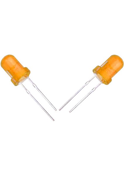 Halmet Mantar LED 4.8mm Turuncu