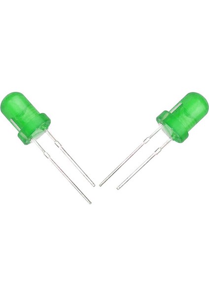 Halmet Mantar LED 5mm Yeşi̇l Mat