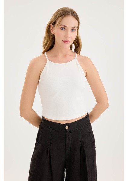 Ip Askılı Halter Yaka Atlet