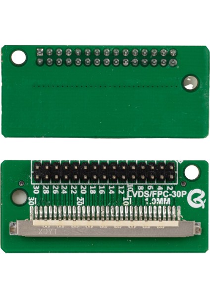 LCD Panel Flexi̇ Repai̇r Kart LVDS/FPC-30P Hd Input 30P Turn Pin QK0823A