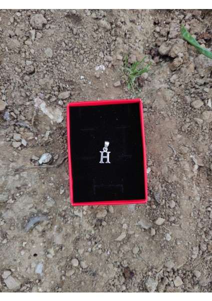 Kadın Minik H Harfi Kolye Ucu (925 Ayar Gümüş) modelleri