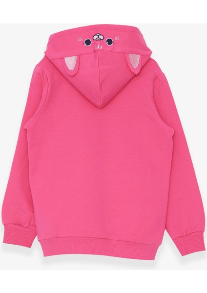 Kız Çocuk Sweatshirt Nakışlı Yazı Baskılı 2-6 Yaş, Pembe indirimleri