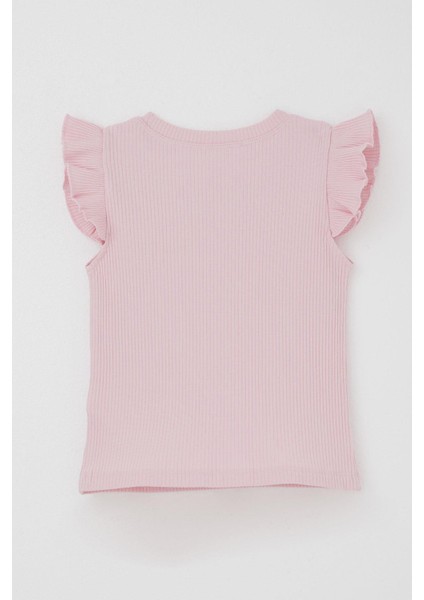 Kız Çocuk Tişört Kemer Boy Yakası Zincir Aksesuarlı 9-14 Yaş, Pembe fiyatları